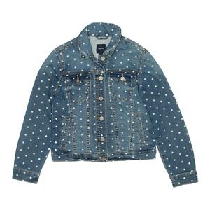 GAP KIDS POLKA DOT DENIM jean JACKET